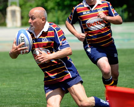 El rugby es una de las grandes pasiones de Gálvez.