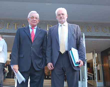 Jesús Sánchez Martos y Pablo Calvo, director general de Recursos Humanos de la Consejería de Sanidad de Madrid.