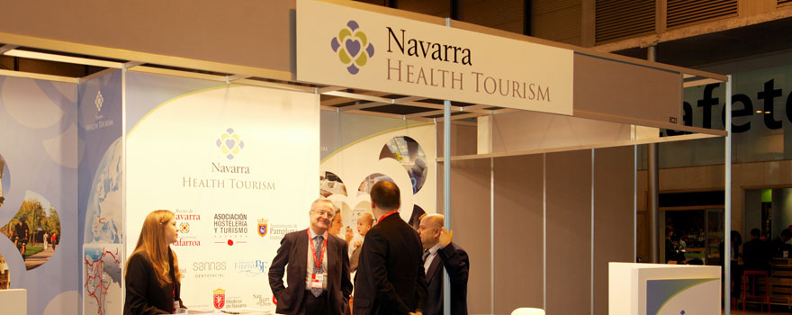 El Gobierno de Navarra ha acudido a Fitur con su propio stand para promocionarse en turismo de salud.