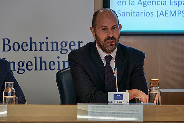 Antonio Blázquez, jefe del departamento de Medicamentos Uso Humano de la Agencia Española de Medicamentos y Productos Sanitarios (AEMPS)