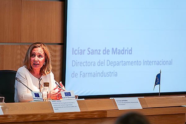 Icíar Sanz de Madrid, directora del Departamento Internacional de Farmaindustria.