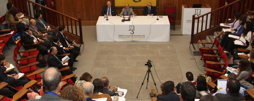 La ponencia se ha desarrollado en el anfiteatro del Colegio de Médicos de Madrid.