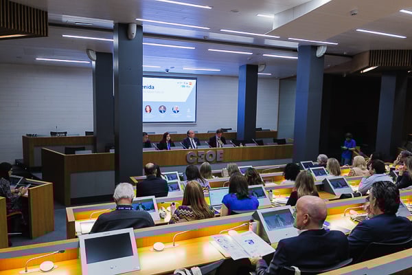Un Instante durante la inaugruación del V Congreso de Recursos Humanos y Salud.