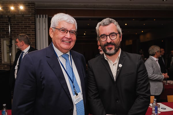 Justo Herrera, exsubsecretario del Ministerio de Sanidad, Consumo y Bienestar Social; y Javier Padilla, secretario de Estado de Sanidad.
