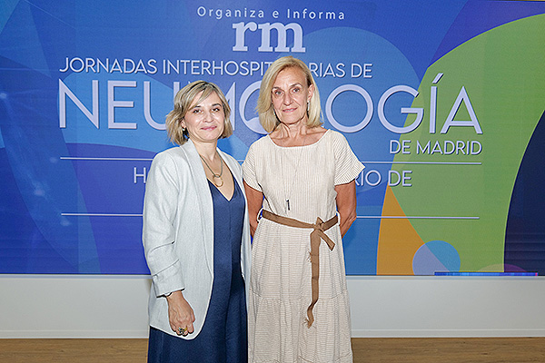 Araceli Abad; y María Antonia Juretschke, exjefa de Servicio de Neumología del Hospital Universitario de Getafe.