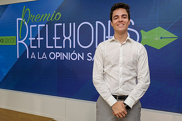 José Manuel Dotor, coordinador del Consejo Estatal de Estudiantes de Medicina (CEEM).