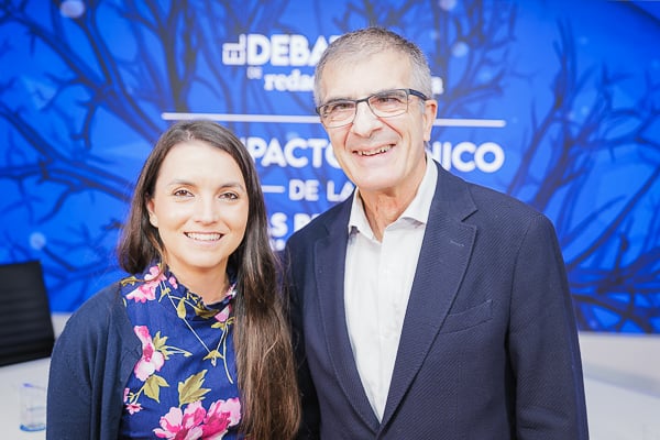 Carmen Espejel, coordinadora sector TRD de Fenin; y Salvador Díaz.