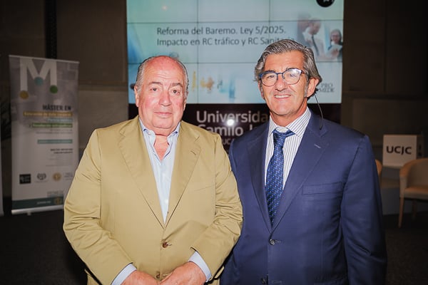 Ricardo De Lorenzo, presidente del bufete De Lorenzo Abogados; y Juan Abarca, presidente de Promede y HM Hospitales.