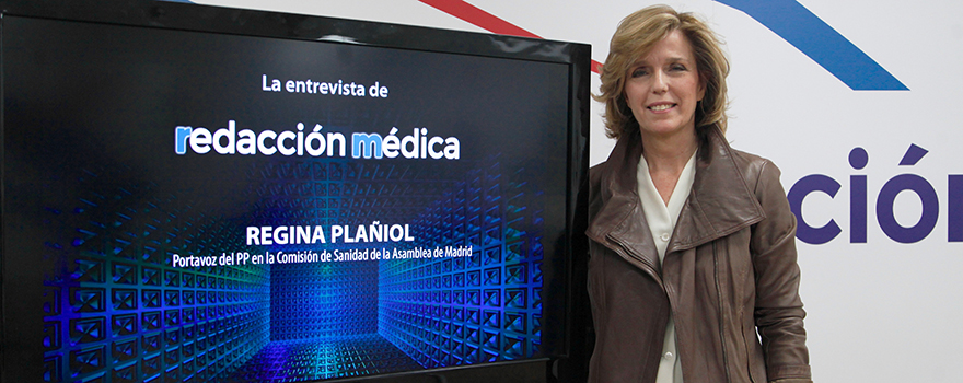 Regina Plañiol, portavoz del PP en la Comisión de Sanidad de la Asamblea de Madrid.