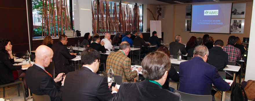 La sala durante la jornada de los Afectados de Intrusismo Médico Sanitario (Aims).