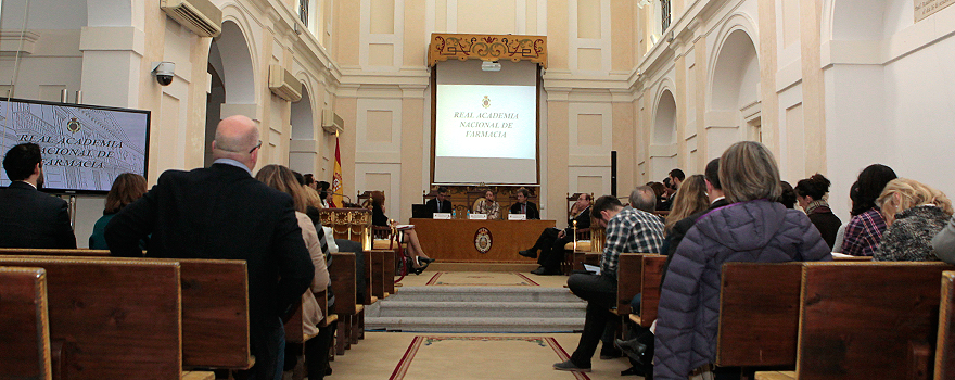 Un momento de la jornada celebrada en la sede la RANF, en Madrid.