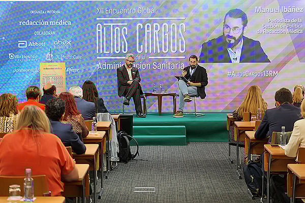 Entrevista a Javier Padilla en el XIII Encuentro Global de Altos Cargos Sanitarios.