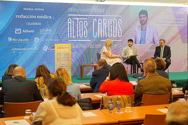 Panel de consejeros sanitarios del XIII Encuentro Global de Altos Cargos de la Administración Sanitaria.