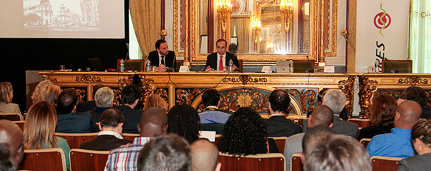 La jornada celebrada en la Cámara de Comercio de Madrid, durante su clausura. 