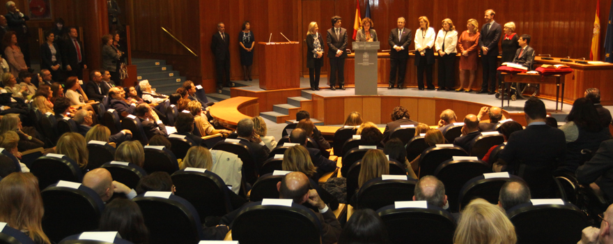 La toma de posesión ha tenido lugar en el salón de actos de Ernest Lluch del Ministerio de Sanidad. 