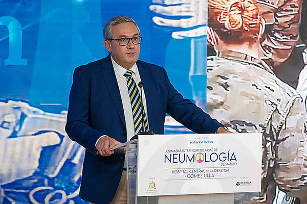 Sergio Campos, jefe del Servicio de Neumología del Hospital Central de la Defensa Gómez Ulla.