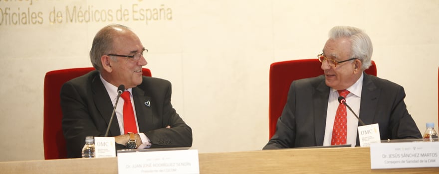 Juan José Rodríguez Sendín junto a Jesús Sánchez Martos