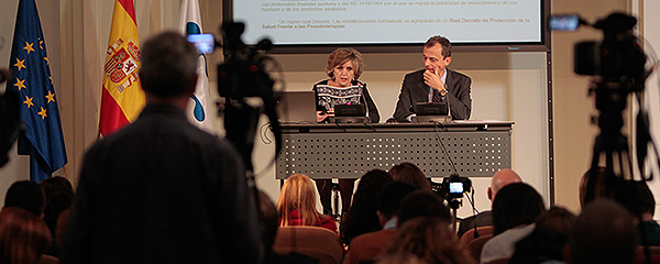 Apecto de la sala durante la presentación del plan por parte de Carcedo y Duque.