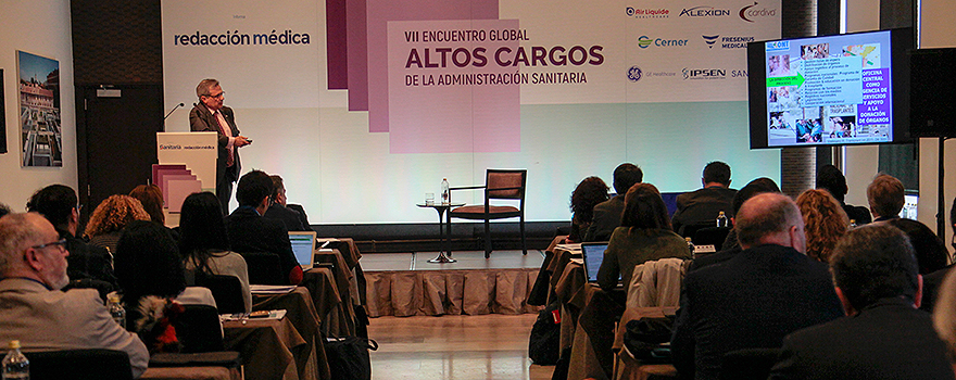 Un momento de la conferencia de Rafael Matesanz.