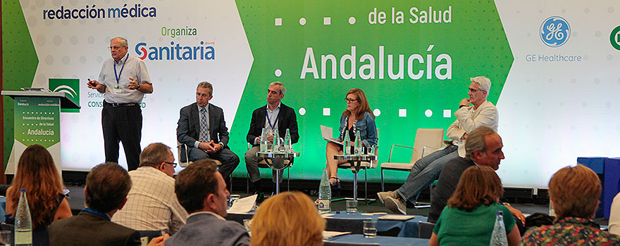 Un momento del panel de experiencias relacionado con las innovaciones en resultados de la salud.