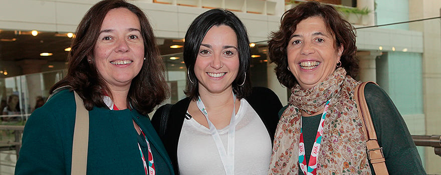 Antonieta Gayoso, del Hospital Valle del Nalón; Cristina Calzón, del Hospital de San Agustín, y Carmen Rosado, del Hospital Central de Asturias.