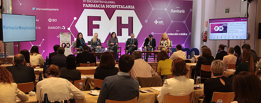 Aspecto de la sala en el IV Encuentro Global de Farmacia Hospitalaria.