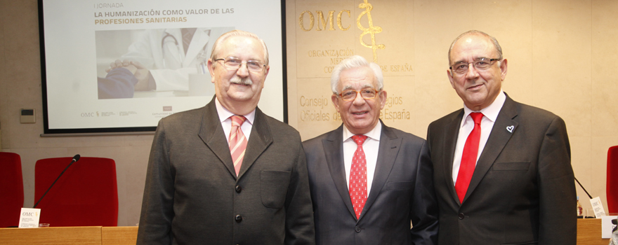 Serafín Romero, Jesús Sánchez Martos y Juan José Rodríguez Sendín