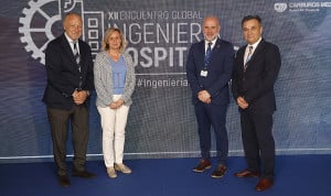 José María Pino, Ana Cristina Castillo, Luis Mosquera y José Luis López González inauguran el XII Encuentro de Ingeniería Hospitalaria.