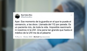 "Conservo un obituario con el nombre de los pacientes que han fallecido"