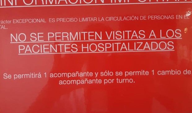 Coronavirus: primeras limitaciones a las visitas en hospitales españoles