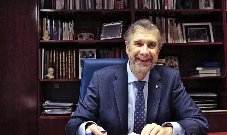  Manuel Pérez Mateos, rector de la Universidad de Burgos, asegura que crear el grado de Medicina en la UBU no es tan caro como plantea la Junta