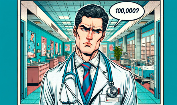 El sueldo de los médicos españoles está muy por debajo del que la gente les asigna. 
