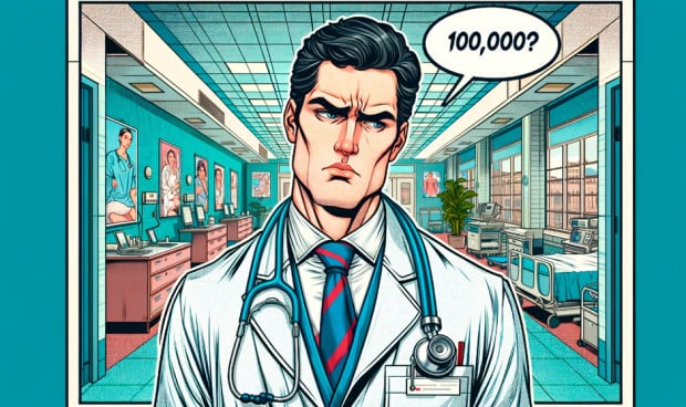 El sueldo de los médicos españoles está muy por debajo del que la gente les asigna. 