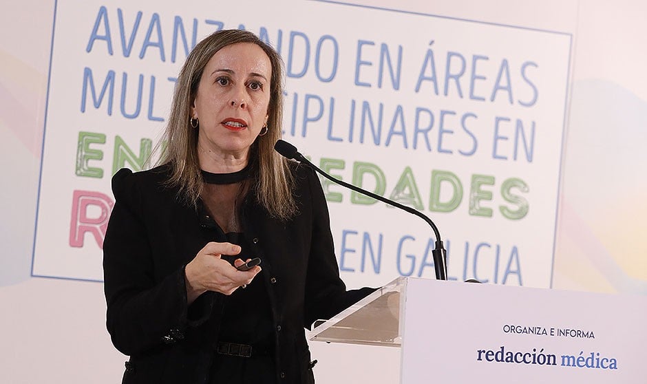 Raquel Vázquez, subdirectora general de Atención Hospitalaria del Servicio Gallego de Salud habla de la evolución del Registro Gallego de Enfermedades Raras. 