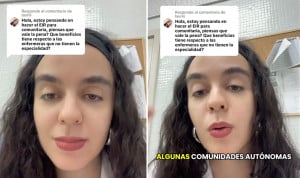 Andrea, desde su cuenta de TikTok saludcomunitaria._, contesta a una seguidora si merece la pena hacer el EIR