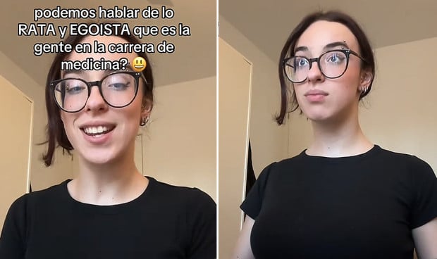 Una estudiante de Medicina, sobre sus compañeros: "Son ratas y egoístas"