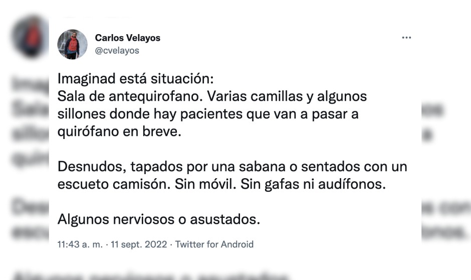 "Hay que cuidar la intimidad, la dignidad y el bienestar de los pacientes"