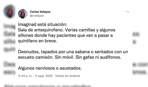 "Hay que cuidar la intimidad, la dignidad y el bienestar de los pacientes"