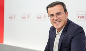  El candidato electoral del PSOE de Extremadura, Miguel Ángel Gallardo.