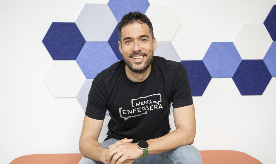 Pedro Soriano, director de Comunicación del Colegio de Enfermería de Madrid (Codem), presenta una nueva campaña. 