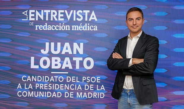 Juan Lobato, candidato del PSOE a las elecciones de la Comunidad de Madrid, analiza la sanidad autonómica antes del 28-M.