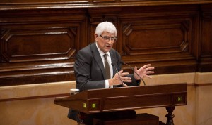  El consejero de Salut de la Generalitat de Catalunya, Manel Balcells, comparece en el Parlament para valorar la huelga de Enfermeras. 