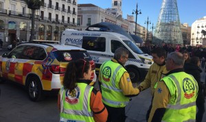  La Nochevieja sanitaria en Sol, marcada por la alerta terrorista