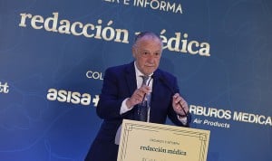  José María Pino, presidente-editor de Redacción Médica durante la Gala de la Sanidad Española. 