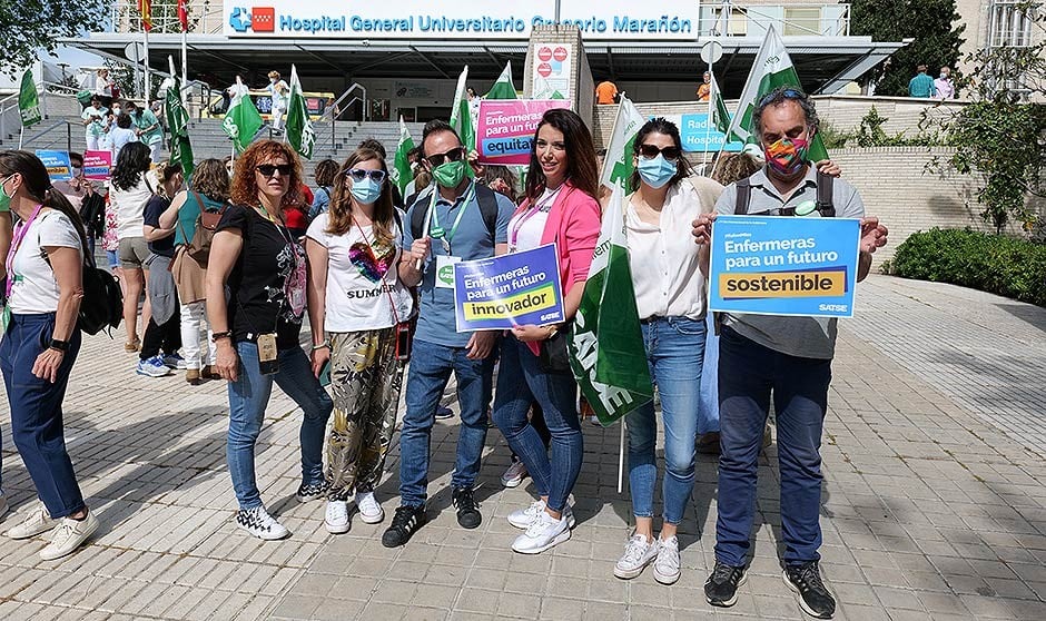 "Las enfermeras queremos prejubilarnos anticipadamente como la Policía"