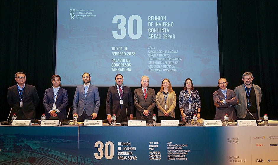 El presidente Garcío Río y el resto de coordinadores de área de Separ en Tarragona.