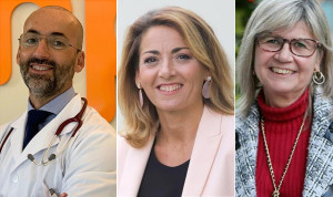 Ignacio Salamanca, coordinador médico del Grupo IHP; Cristina Nadal, directora ejecutiva de Government Affairs de MSD España; y Maite Martín Ibáñez, presidenta de la Plataforma One Health.