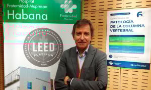 Félix Tomé Bermejo, jefe de la Unidad de Columna del Hospital Fraternidad-Muprespa Habana y director del Curso de Columna vertebral