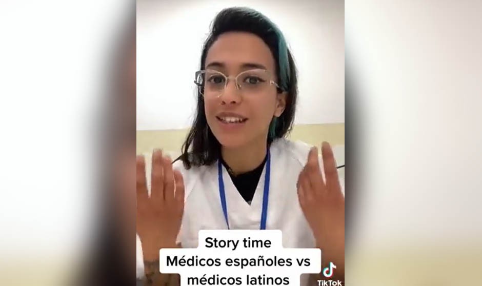 Polémica comparación entre médicos españoles y latinos. 