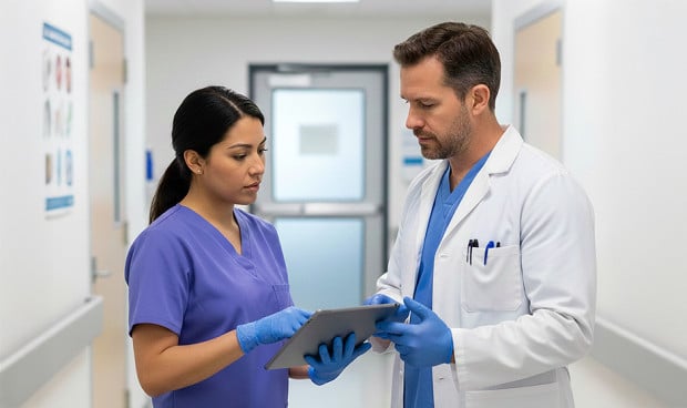 Varios médicos y enfermeras discuten en redes sociales por las competencias. ¿Qué ha ocurrido?